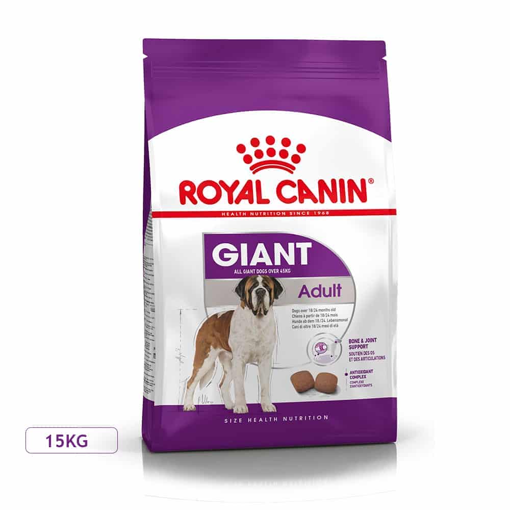 غذای خشک سگ بالغ رویال کنین مدل Giant Adult نژاد خیلی بزرگ