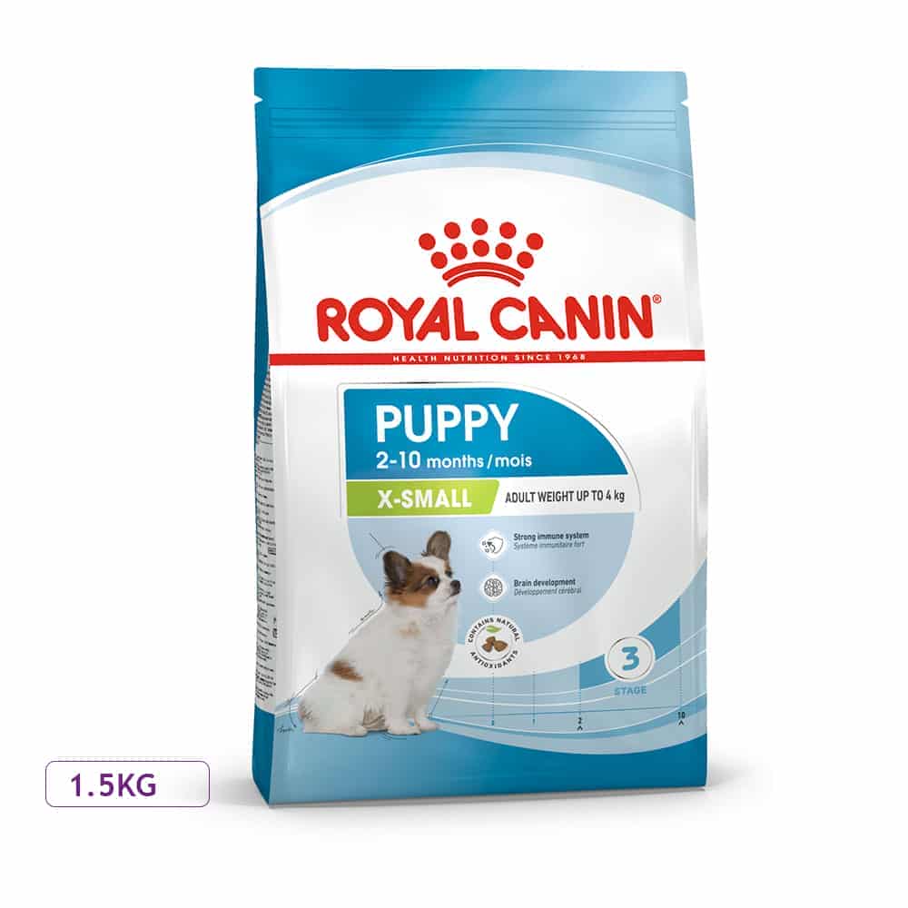 غذای خشک توله سگ رویال کنین مدل X-Small Puppy نژاد خیلی کوچک