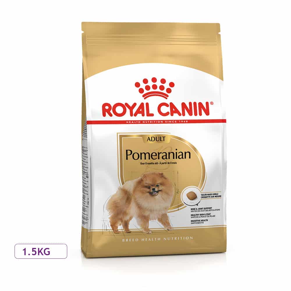 غذای خشک سگ رویال کنین مدل Pomeranian مناسب سگ پامرانین بالغ